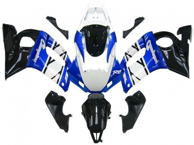 Carenagem Moto R6 98-02 - Azul Preto Champions