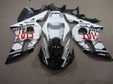 Carenagem Moto R6 98-02 - Branco Preto Fiat