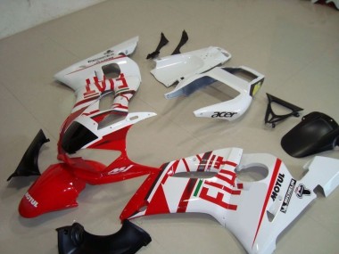 Carenagem Moto R6 98-02 - Branco Vermelho Fiat Motul Acer