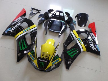 Carenagem Moto R6 98-02 - Preto Amarelo Monster