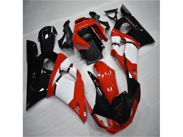 Carenagem Moto R6 98-02 - Preto Branco