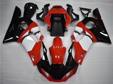 Carenagem Moto R6 98-02 - Preto Branco