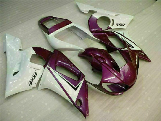Carenagem Moto R6 98-02 - Roxo Branco