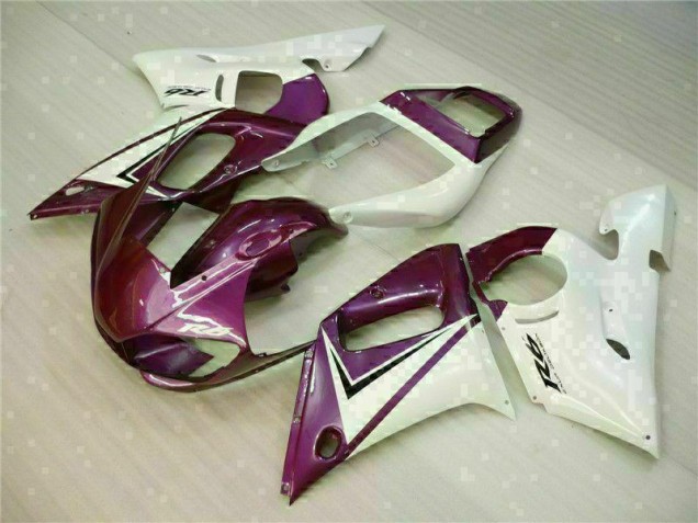 Carenagem Moto R6 98-02 - Roxo Branco