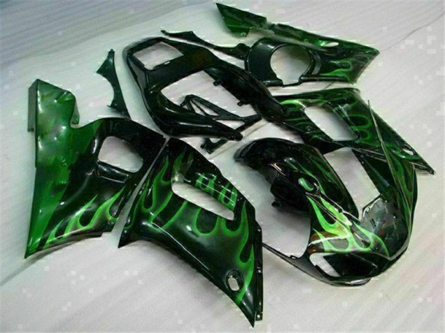 Carenagem Moto R6 98-02 - Verde Preto