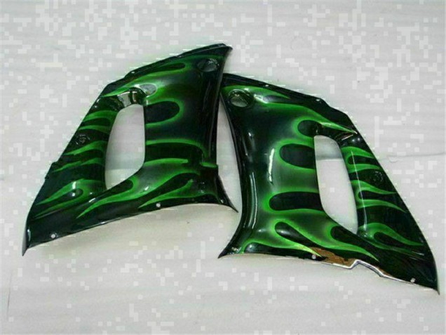 Carenagem Moto R6 98-02 - Verde Preto