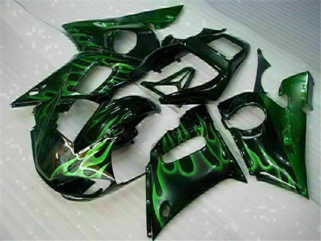 Carenagem Moto R6 98-02 - Verde Preto