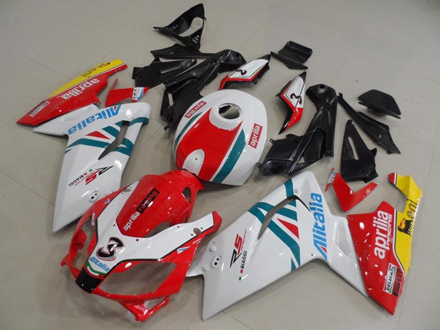 Carenagem Moto RS4 50 125 11-18 - Branco Vermelho Verde