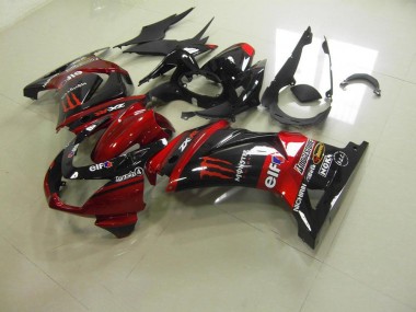 Carenagem Moto ZX 250R 08-12 - Doce Vermelho Monster