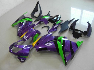 Carenagem Moto ZX 250R 08-12 - Roxo EVA Corrida