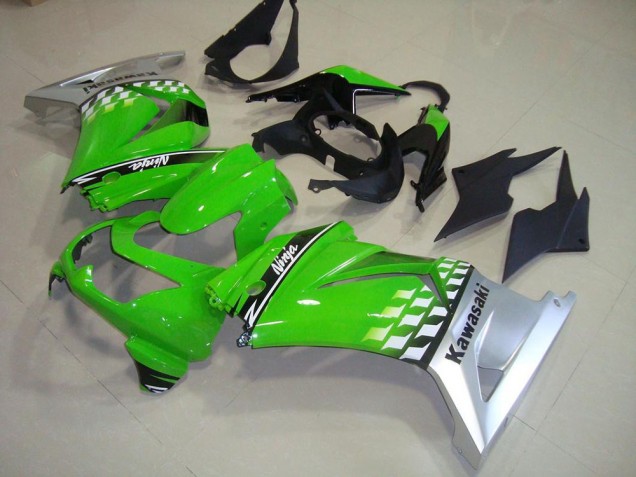 Carenagem Moto ZX 250R 08-12 - Verde Prata