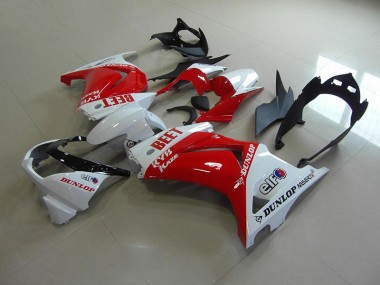 Carenagem Moto ZX 250R 08-12 - Vermelho Branco BEET