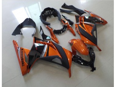 Carenagem Moto ZX 300R 13-16 - Preto Laranja
