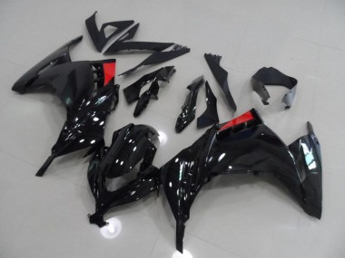 Carenagem Moto ZX 300R 13-16 - Preto Vermelho