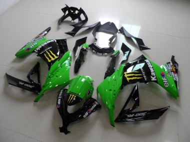 Carenagem Moto ZX 300R 13-16 - Verde Monster