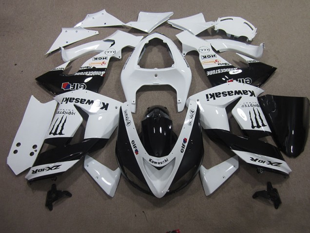 Carenagem Moto ZX10R 06-07 - Branco Touch4 Monster Carenagem Moto ZX10R 06-07 - Branco Touch4 Monster