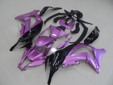 Carenagem Moto ZX10R 11-15 - Rosa & Preto