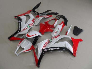 Carenagem Moto ZX10R 11-15 - Vermelho & Branco Rapid