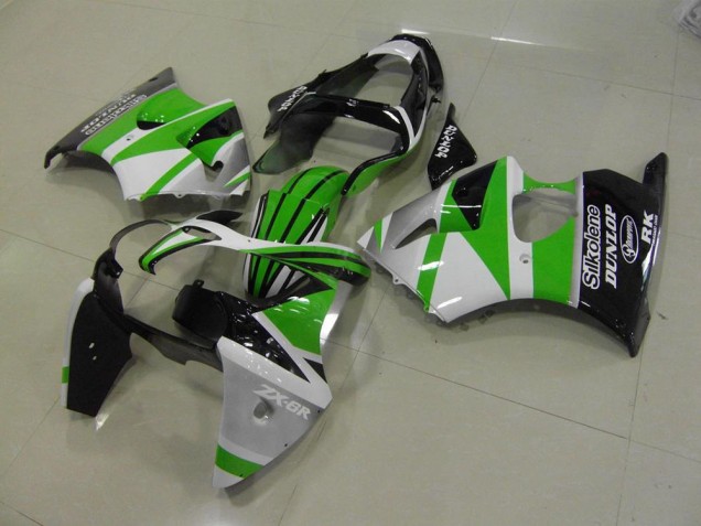 Carenagem Moto ZX6R 00-02 - Verde Branco Listra Carenagem Moto ZX6R 00-02 - Verde Branco Listra