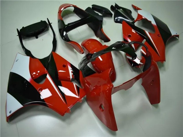 Carenagem Moto ZX6R 00-02 - Vermelho Preto Branco