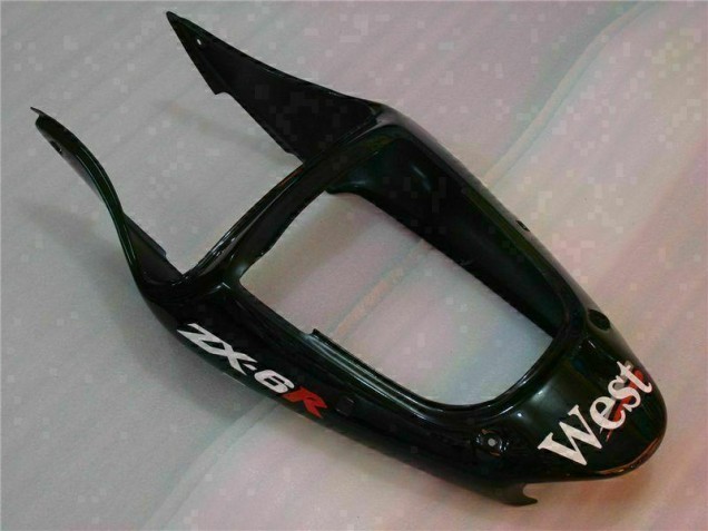 Carenagem Moto ZX6R 03-04 - Preto West Ninja