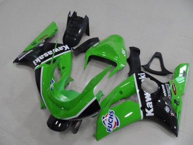 Carenagem Moto ZX6R 03-04 - Verde Fuchs