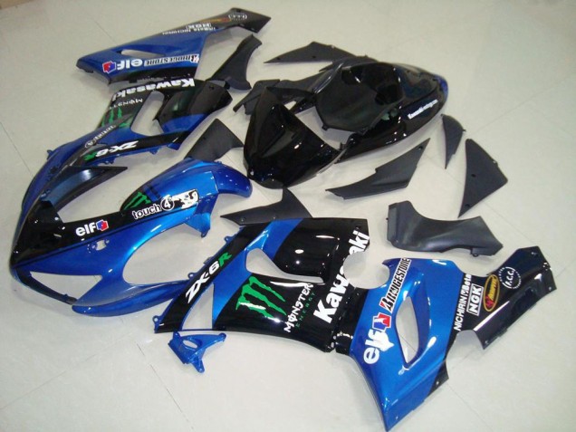 Carenagem Moto ZX6R 05-06 - Azul Monster Carenagem Moto ZX6R 05-06 - Azul Monster