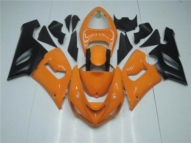 Carenagem Moto ZX6R 05-06 - Laranja Preto Carenagem Moto ZX6R 05-06 - Laranja Preto
