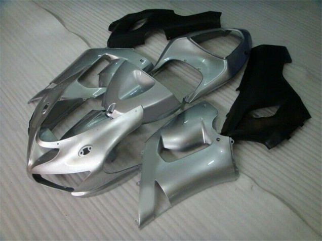 Carenagem Moto ZX6R 05-06 - Prata Preto