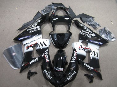 Carenagem Moto ZX6R 05-06 - Preto West Mobil Ninja 636