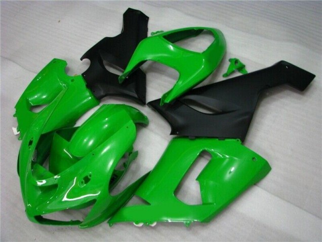 Carenagem Moto ZX6R 05-06 - Verde Preto Fosco Carenagem Moto ZX6R 05-06 - Verde Preto Fosco