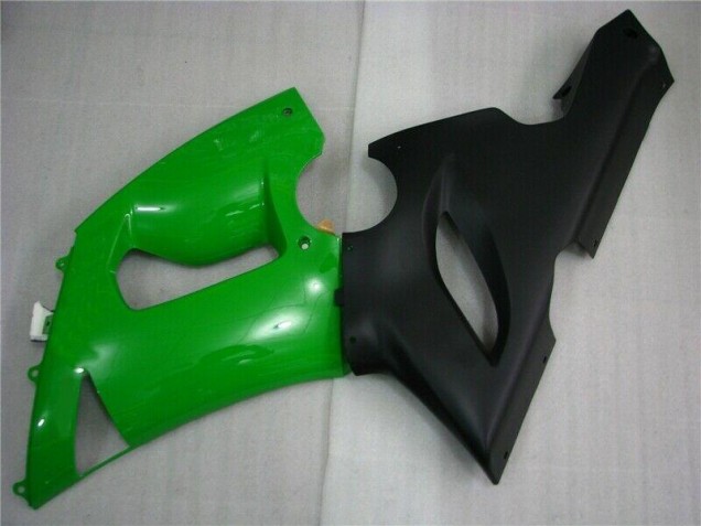Carenagem Moto ZX6R 05-06 - Verde Preto Fosco Carenagem Moto ZX6R 05-06 - Verde Preto Fosco