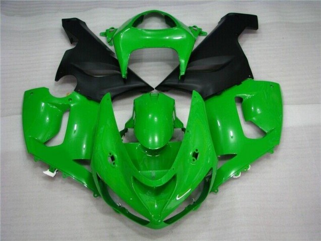 Carenagem Moto ZX6R 05-06 - Verde Preto Fosco Carenagem Moto ZX6R 05-06 - Verde Preto Fosco