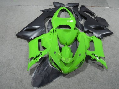 Carenagem Moto ZX6R 05-06 - Verde Preto Ninja 636