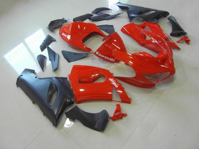Carenagem Moto ZX6R 05-06 - Vermelho & Preto Fosco Carenagem Moto ZX6R 05-06 - Vermelho & Preto Fosco