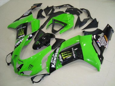 Carenagem Moto ZX6R 07-08 - Monster Verde