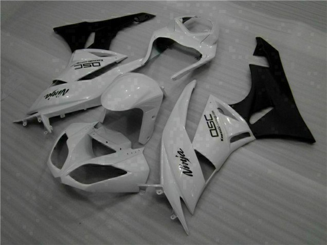 Carenagem Moto ZX6R 09-12 - Branco Preto Ninja Carenagem Moto ZX6R 09-12 - Branco Preto Ninja