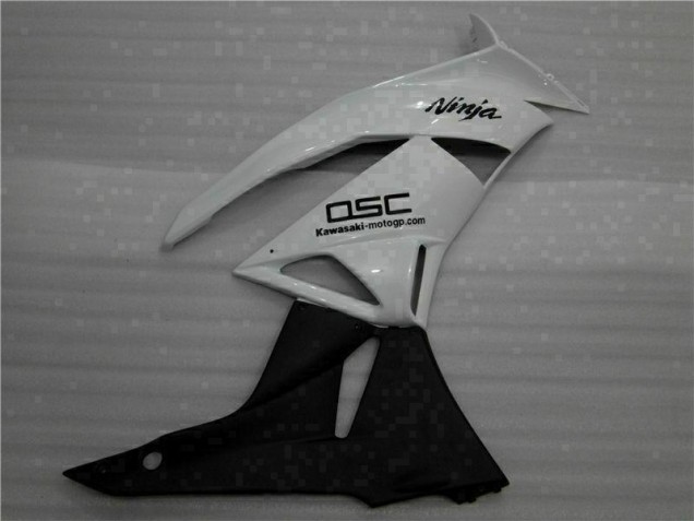 Carenagem Moto ZX6R 09-12 - Branco Preto Ninja Carenagem Moto ZX6R 09-12 - Branco Preto Ninja