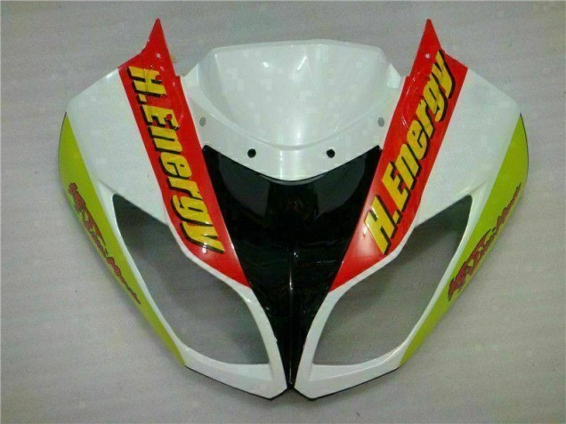 Carenagem Moto ZX6R 09-12 - Branco Vermelho H. Energy Carenagem Moto ZX6R 09-12 - Branco Vermelho H. Energy