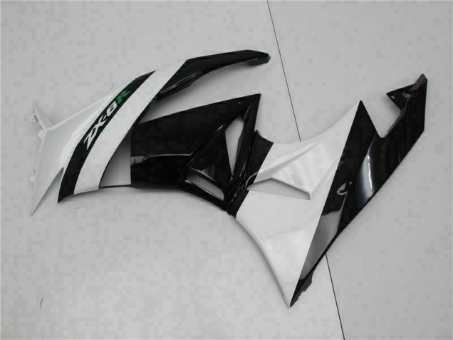 Carenagem Moto ZX6R 09-12 - Preto Branco Carenagem Moto ZX6R 09-12 - Preto Branco