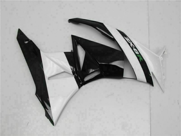 Carenagem Moto ZX6R 09-12 - Preto Branco Carenagem Moto ZX6R 09-12 - Preto Branco
