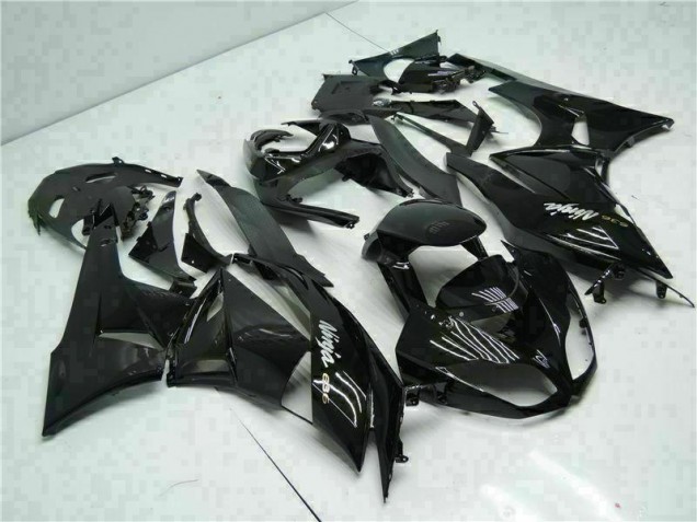 Carenagem Moto ZX6R 09-12 - Preto Branco Ninja 636 Carenagem Moto ZX6R 09-12 - Preto Branco Ninja 636