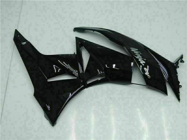 Carenagem Moto ZX6R 09-12 - Preto Branco Ninja 636 Carenagem Moto ZX6R 09-12 - Preto Branco Ninja 636