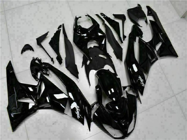 Carenagem Moto ZX6R 09-12 - Preto Branco Ninja Carenagem Moto ZX6R 09-12 - Preto Branco Ninja