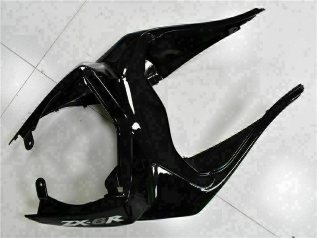 Carenagem Moto ZX6R 09-12 - Preto Branco Ninja Carenagem Moto ZX6R 09-12 - Preto Branco Ninja