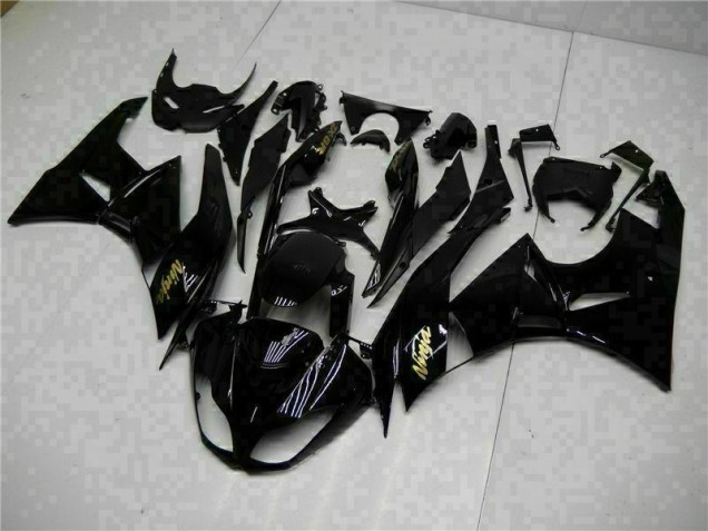 Carenagem Moto ZX6R 09-12 - Preto Ouro Ninja Carenagem Moto ZX6R 09-12 - Preto Ouro Ninja