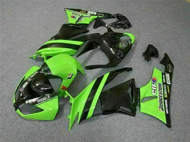 Carenagem Moto ZX6R 09-12 - Preto Verde 3M Touch4 Carenagem Moto ZX6R 09-12 - Preto Verde 3M Touch4