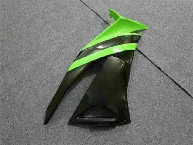 Carenagem Moto ZX6R 09-12 - Preto Verde 3M Touch4 Carenagem Moto ZX6R 09-12 - Preto Verde 3M Touch4