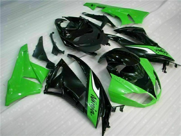 Carenagem Moto ZX6R 09-12 - Preto Verde Carenagem Moto ZX6R 09-12 - Preto Verde