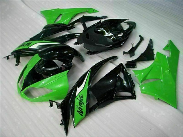 Carenagem Moto ZX6R 09-12 - Preto Verde Carenagem Moto ZX6R 09-12 - Preto Verde